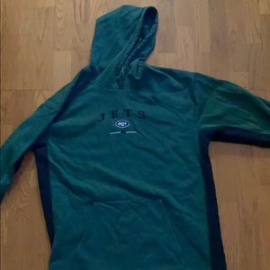 Jets hoodie green